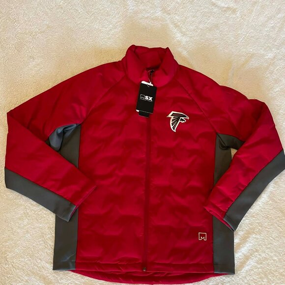 NFL MSX by Michael Strahan Atlanta Falcons Full Zip Puffer Jacket Men's Medium - Picture 2 of 8
